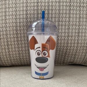 Universal Blue and Brown Tumbler with Max Design
